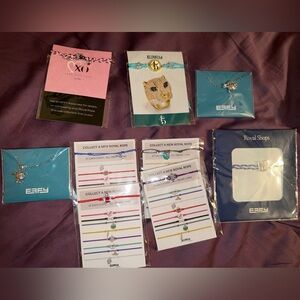 EUFY charm bracelets & turtle necklaces lot x9